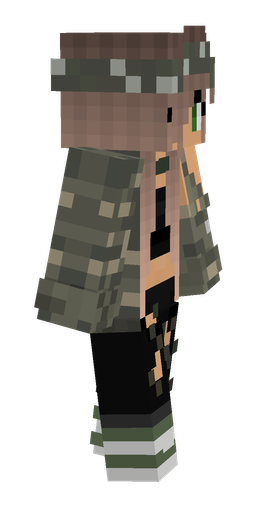 Black skin: body, right side render
