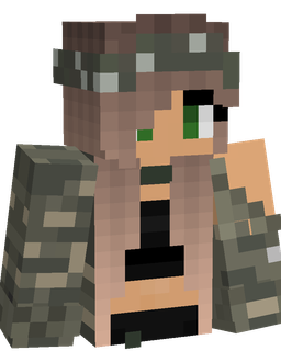 Black skin: bust render