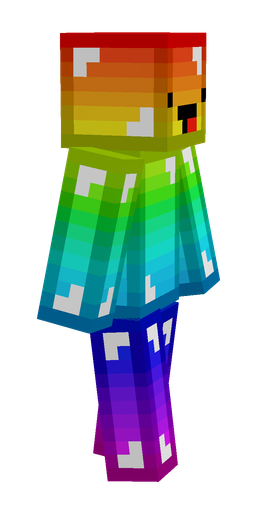 Blue skin: body, right side render