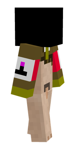 Black skin: body, right side render