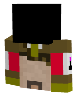 Black skin: bust render
