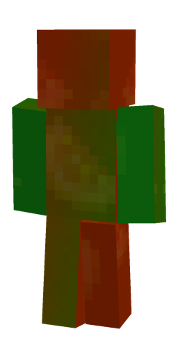 Brown skin: body, back render