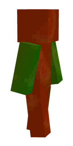 Brown skin: body, right side render