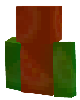 Brown skin: bust render