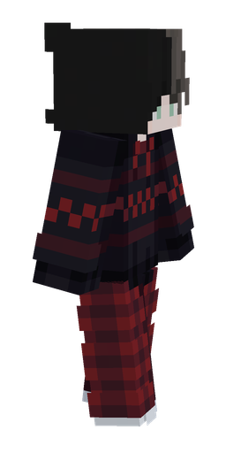 Black skin: body, right side render