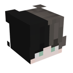 Black skin: head render