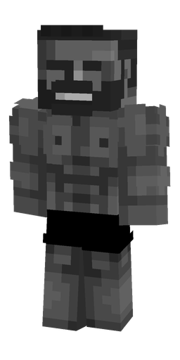 Black skin: body, front render