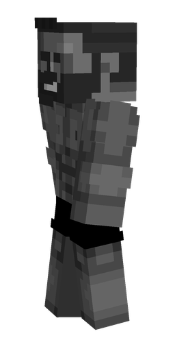Black skin: body, left side render