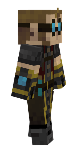 Black skin: body, right side render