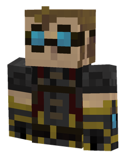 Black skin: bust render
