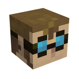 Black skin: head render