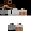 Black skin: raw texture render