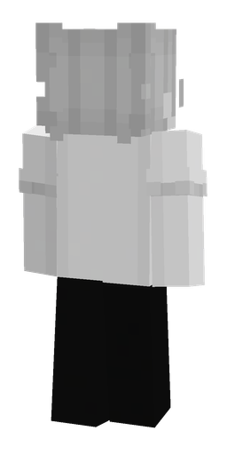 Black skin: body, back render