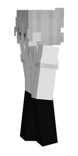 Black skin: body, left side render