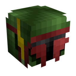 Black skin: head render