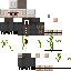 Black skin: raw texture render