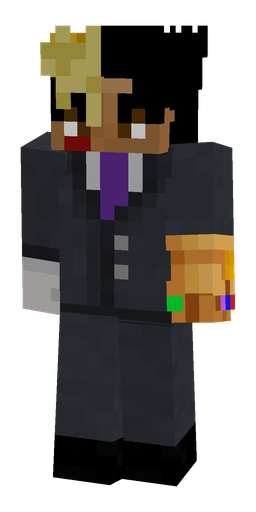 Black skin: body, front render