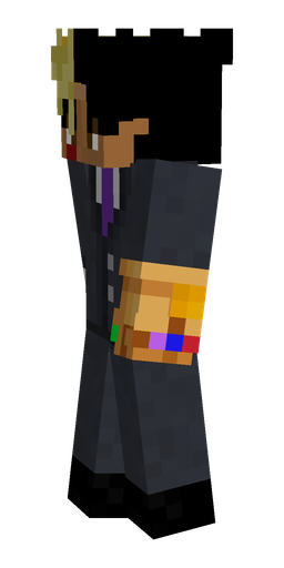 Black skin: body, left side render