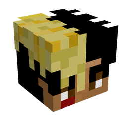 Black skin: head render