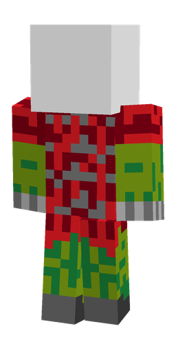 Classic skin: body, back render