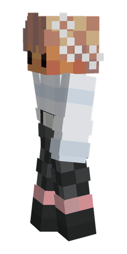 Black skin: body, left side render