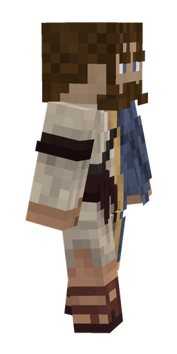 Blue skin: body, right side render