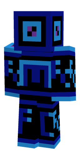 Black skin: body, back render
