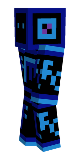 Black skin: body, left side render