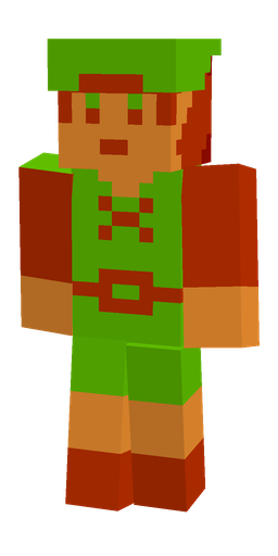 Brown skin: body, front render