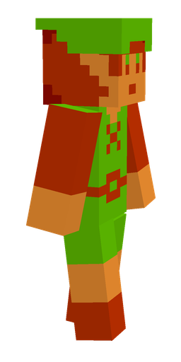 Brown skin: body, right side render