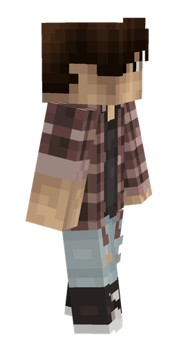 Black skin: body, right side render