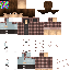 Black skin: raw texture render
