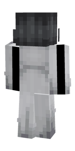 Black skin: body, back render