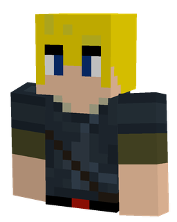 Blue skin: bust render