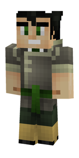Black skin: body, front render