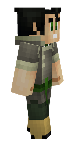 Black skin: body, right side render