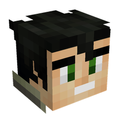 Black skin: head render
