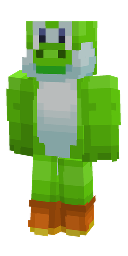 Blue skin: body, front render