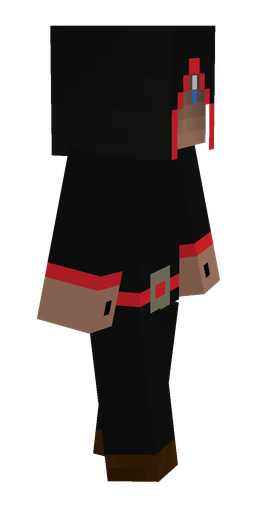 Black skin: body, right side render