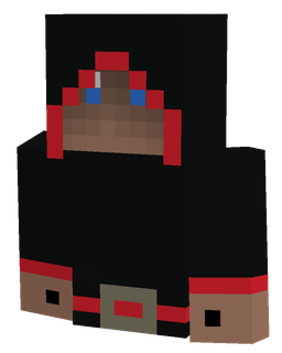 Black skin: bust render