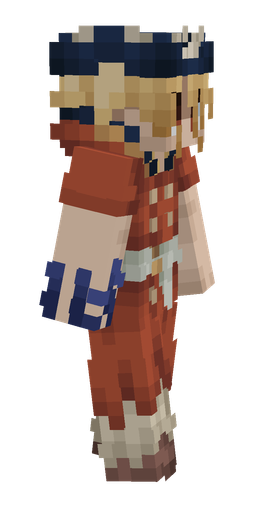 Orange skin: body, right side render