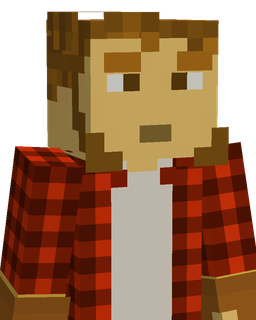 Blue skin: bust render