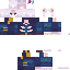 Blue skin: raw texture render