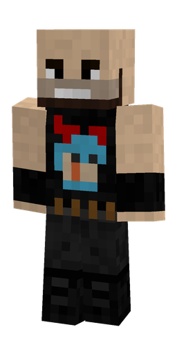 Black skin: body, front render