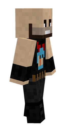 Black skin: body, right side render