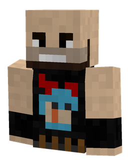 Black skin: bust render