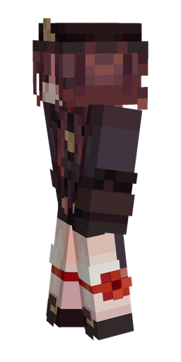 Black skin: body, left side render