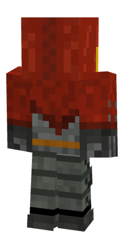 Black skin: body, back render