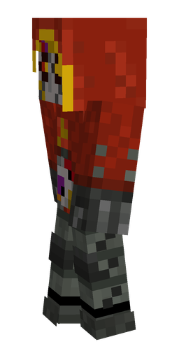 Black skin: body, left side render