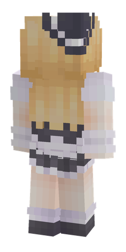 Orange skin: body, back render